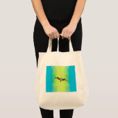Blue and yellow tote bag (Voorkant (product))