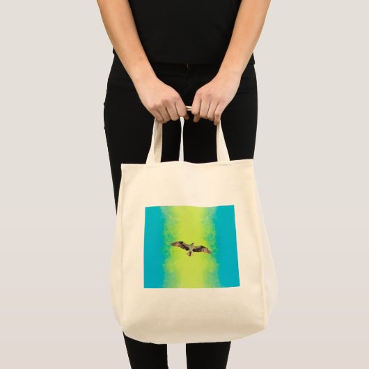 Blue and yellow tote bag (Voorkant (product))