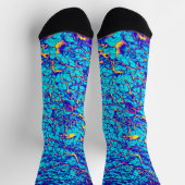 Blue and Yellow Unique Texture Pattern Sokken (Top)