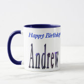Blue Andrew Name Logo, Mok (Links)