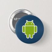 Blue Android Button (Voorkant /achterkant)