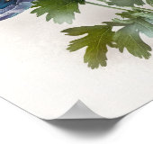 Blue Anemone Flowers Art Print Poster (Hoek)