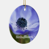 Blue Anemone Keramisch Ornament (Rechts)