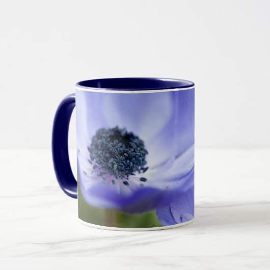 Blue Anemone Mok (Voorkant links)