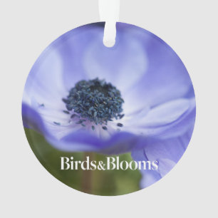 Blue Anemone Ornament
