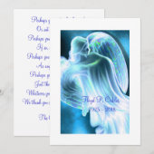 Blue Angel Bedankkaart (Voorkant / Achterkant)