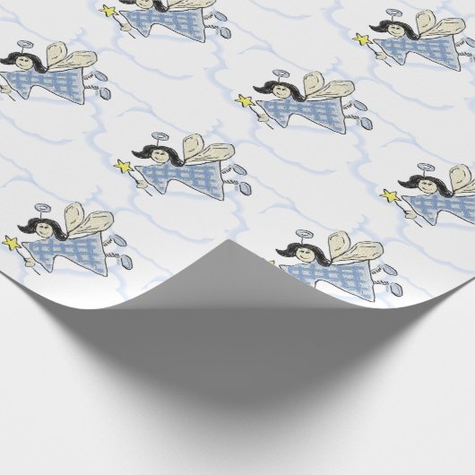 Blue Angel Cadeaupapier (Hoek)