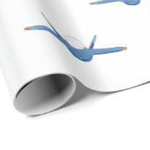 Blue Angel-cadeauwand Cadeaupapier (Rol Hoek)