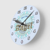 Blue Angel Dove Ronde Klok (Hoek)