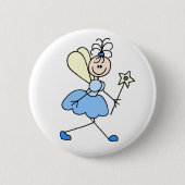 Blue Angel Fairy Button (Voorkant)