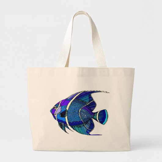 Blue Angel Grote Tote Bag (Voorkant)