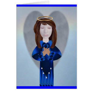 Blue Angel in Prayer