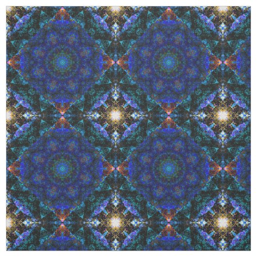 Blue Angel Kaleidoscoop Punch, Stof (Swatch)