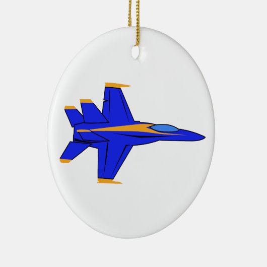 Blue Angel Keramisch Ornament (Rechts)