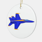 Blue Angel Keramisch Ornament (Links)