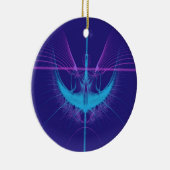 Blue Angel-kerstversiering Keramisch Ornament (Rechts)