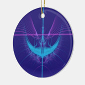 Blue Angel-kerstversiering Keramisch Ornament (Links)