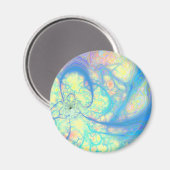 Blue Angel - Kosmische Azure & Citroen Magneet (Voorkant / Achterkant)