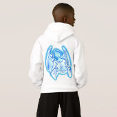 Blue Angel of Peace Hoodie (Achterkant volledig)