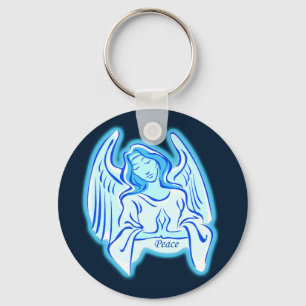 Blue Angel of Peace Sleutelhanger
