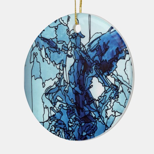 Blue Angel Ornament (Links)