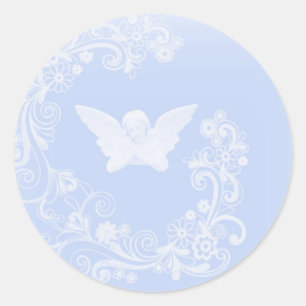 Blue Angel Ronde Sticker