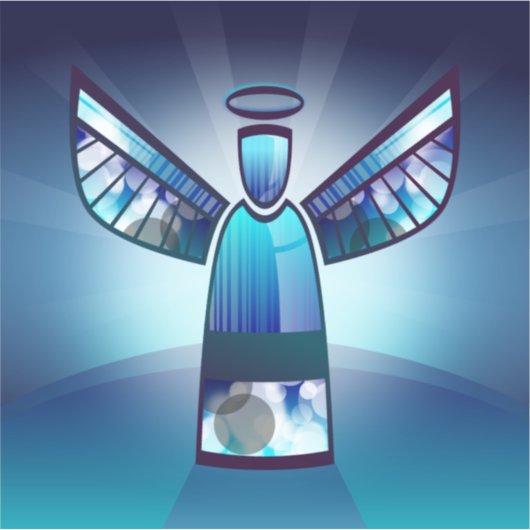 Blue Angel Sticker (Voorkant)