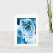 Blue Angel Sympathy Thank You Card Bedankkaart (Voorkant)