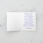 Blue Angel Sympathy Thank You Card Bedankkaart (Binnen)