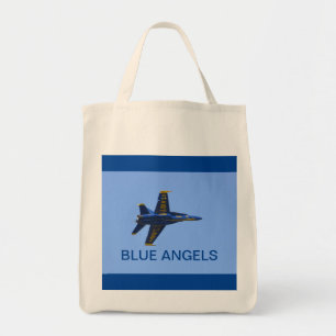Blue Angel-vliegtuig Tote Bag