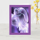 Blue Angel Wenskaart Kaart (Gele Bloem)