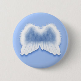 Blue Angel Wings 2¼ Inch Round Button