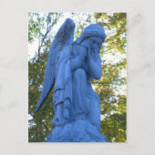 Blue Angel Zink Statue briefkaart (Voorkant)