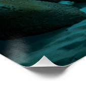 Blue Angelfish Onderwater Aquarium Fish Tank Lover Perfect Poster (Hoek)