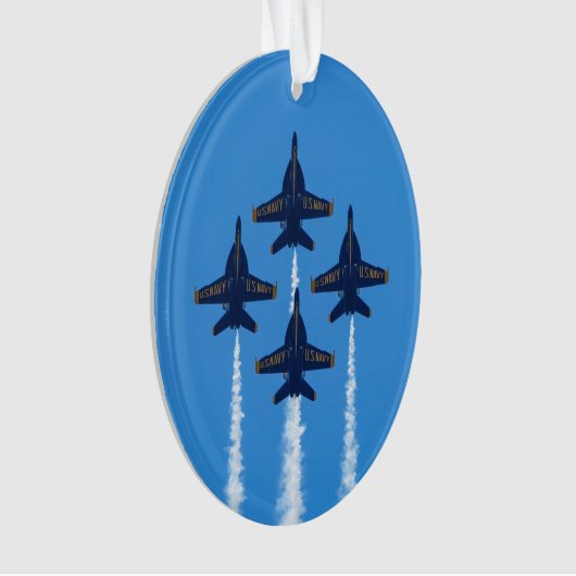 Blue Angels Acryl Ornament (voorkant)