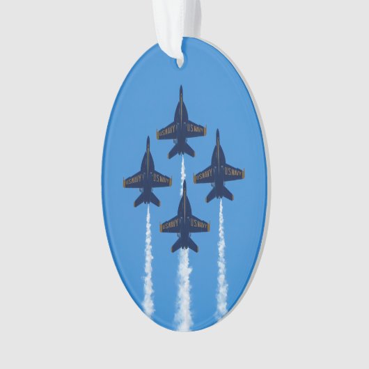 Blue Angels Acryl Ornament (voorkant)