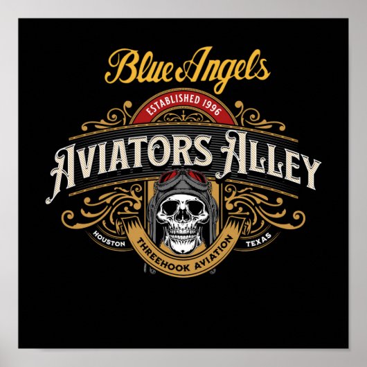 Blue Angels - Aviators Alley Small Poster (Voorkant)