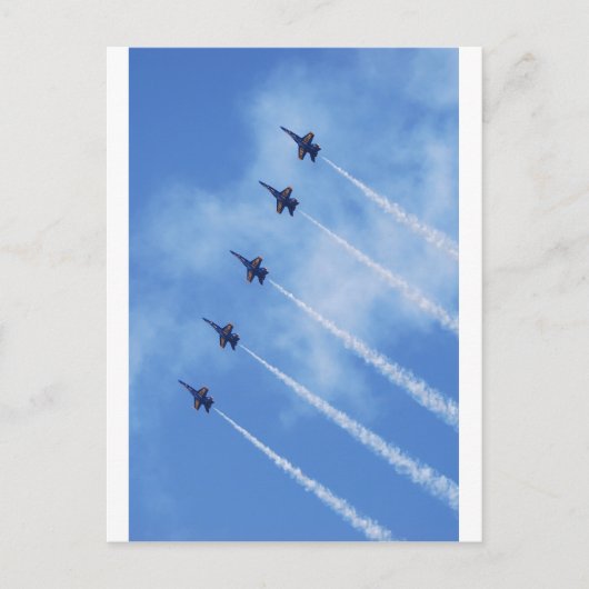 Blue Angels Briefkaart (Voorkant)