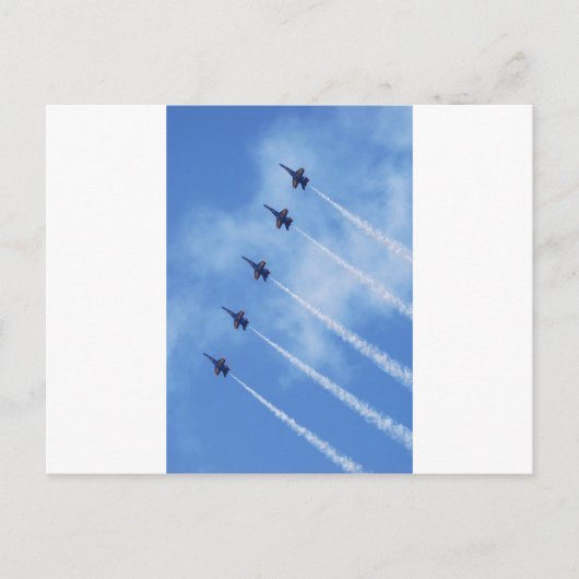 Blue Angels Briefkaart (Voorkant)