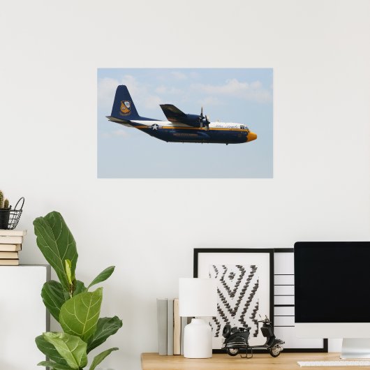 Blue Angels C-130 - Fat Albert Poster (Thuiskantoor)