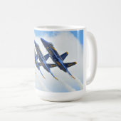 Blue Angels Coffee Mok (Voorkant rechts)