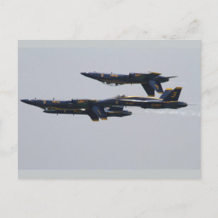 Blue Angels die over Pensacola Beach vliegt, Flori Briefkaart