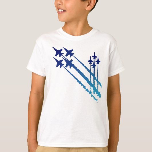 Blue Angels Double Diamonds Kinder T-shirt (Voorkant)