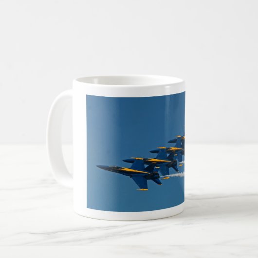 Blue Angels Echelon-formatie Coffee-Mok Koffiemok (Voorkant links)
