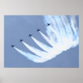 Blue Angels FA-18 Poster (Voorkant)