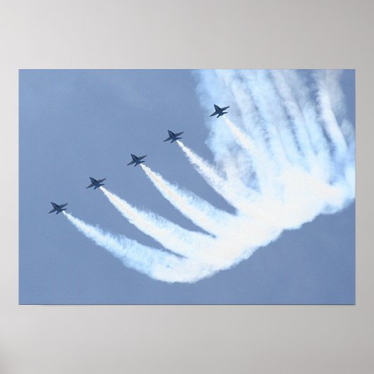 Blue Angels FA-18 Poster (Voorkant)