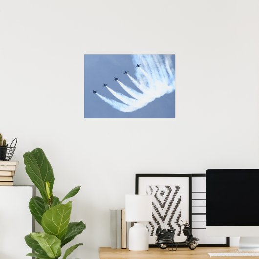 Blue Angels FA-18 Poster (Thuiskantoor)