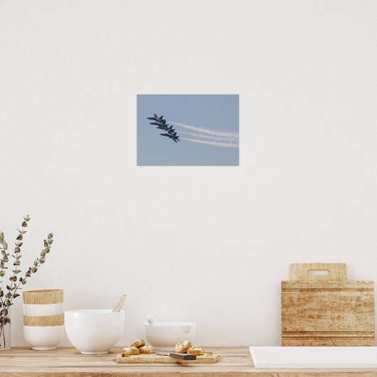 Blue Angels FA-18 Poster (Keuken)