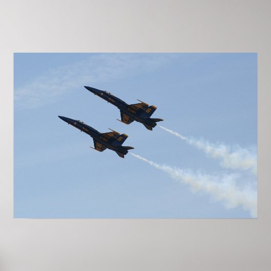 Blue Angels FA-18 Poster (Voorkant)
