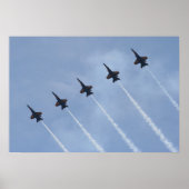 Blue Angels FA-18 Poster (Voorkant)